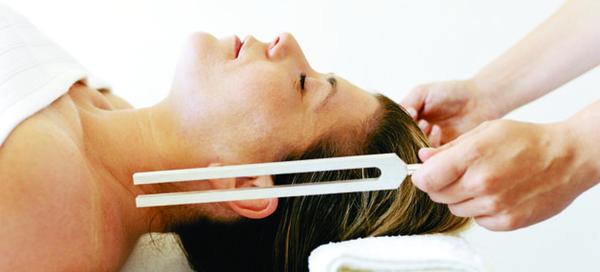 Relaxation Technique with Sound using Tuning Forks