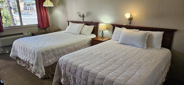 Double queen rooms