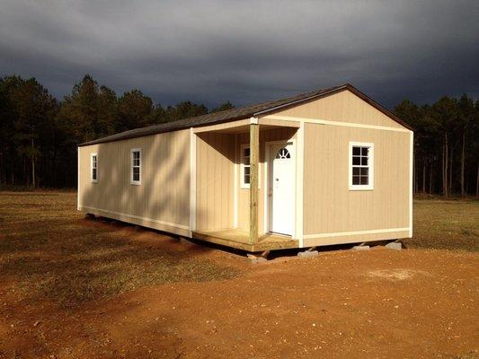 Mini-home 16x30 wood building.