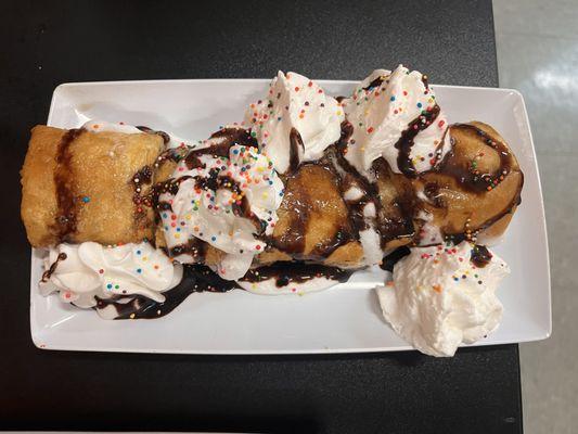 Banana chimichanga