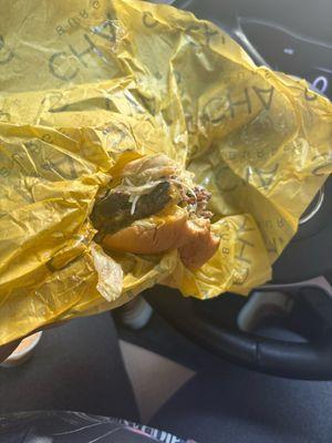 Bacon Cheese Smash Burger