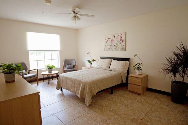 Large Private room at Alder Terrace Adult Care Center.
