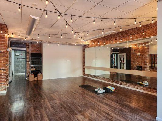 Another angle of the yoga studio