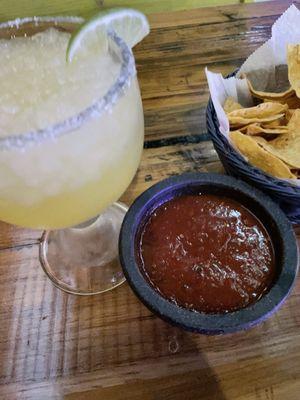 Margarita Small chips &salsa