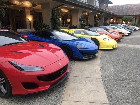 Car week at Spanish Bay