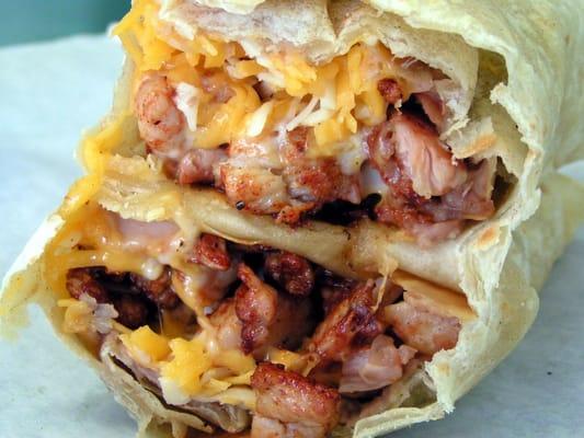 Pollo asado w/ beans and cheese only