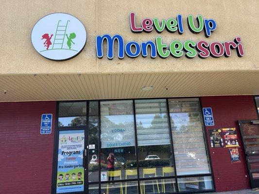 Level Up Montessori Store Front, Ardenwood Plaza, Fremont, CA.