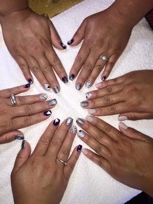 Nails done by Lily and Victoria