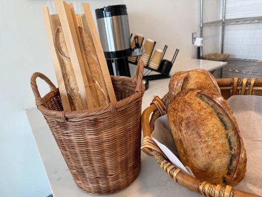 Baguette and Sourdough