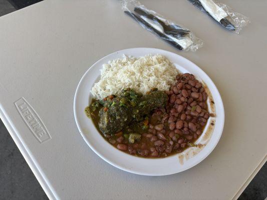 My chicken rice & beans