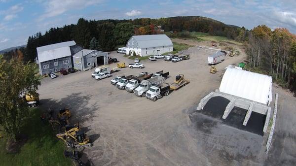 Carson Groundworks, Irrigation, Lighting, Rental & Supply Headquarters: Shop, office, equipment, coal sales, topsoil, stone.