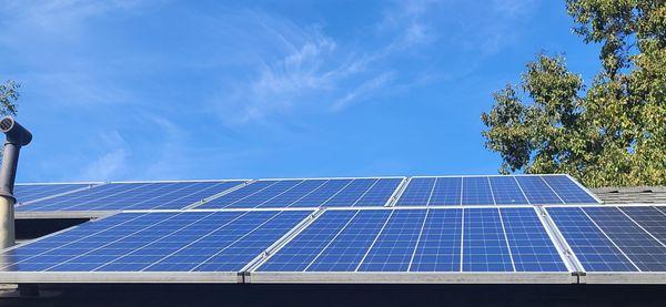 More of our beautiful clean solar panels!