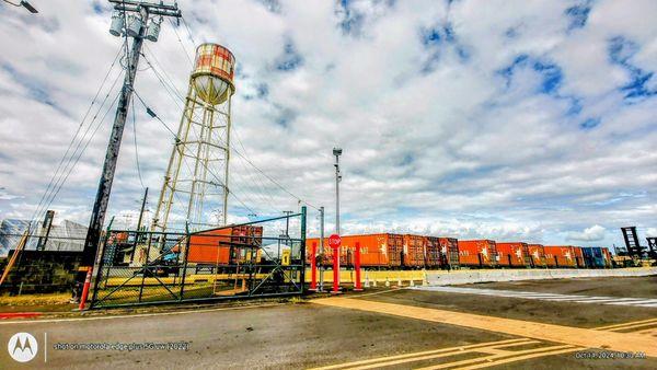 Containers throughout the Port of Hilo help transport valuable items to-and-from business on the Big Island of Hawai'i.