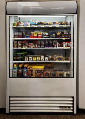 One of our many coolers of food options!
