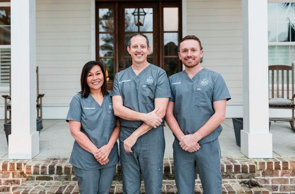 Dr. Annette Callejo, Dr. Matthew Mastrorocco, and Dr. Jordan Haire