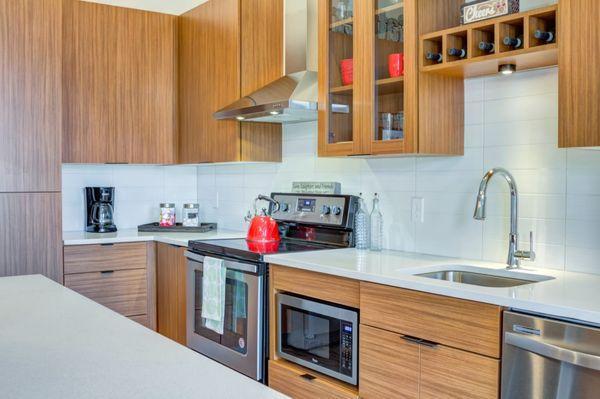 Gourmet Kitchen with Stainless Steel Appliances