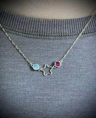 Highlight loved ones with birthstones.