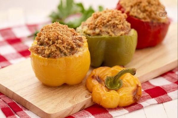 Filled roasted pepper !!