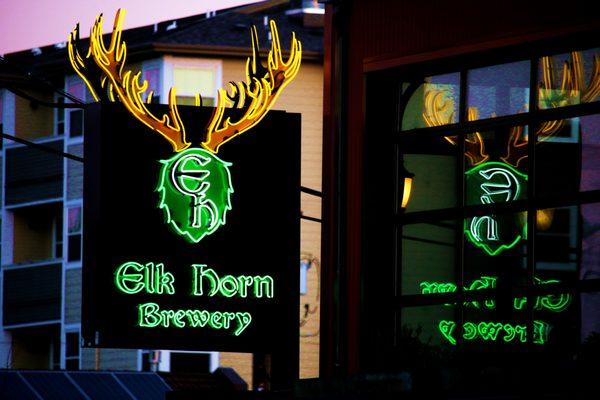 Our shop did a great job fabricating this awesome sign for Elk Horn Brewery, here in Eugene, OR.