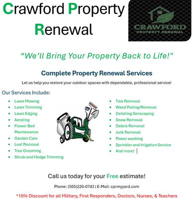 Crawford Property Renewal