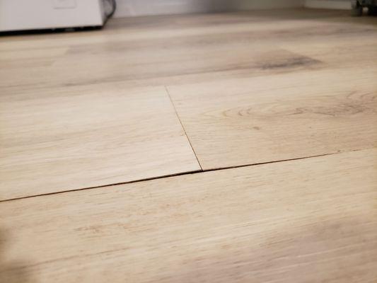 Floor coming up AFTER being "fixed"