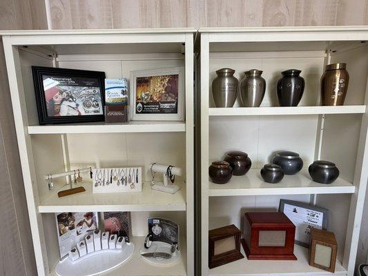 Urns, Cremation Jewelry, Cremation Keychains, and much more!