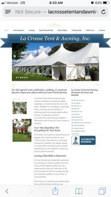 Their website versus the reality of what they offer