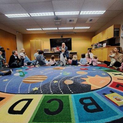 Storytime for children.