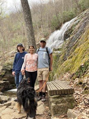 Our hike to Crabtree Falls was awesome.