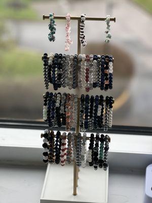 Handmade crystal bracelets