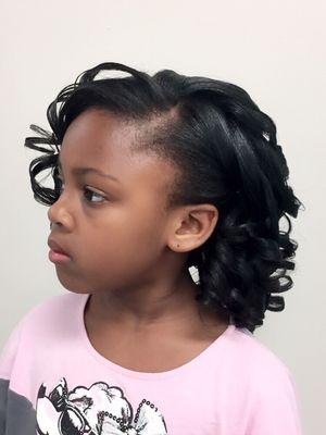 Blowout and curl by LaTosha