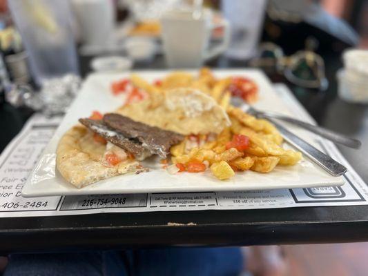 Lamb gyro - so good I forgot to snap a pic 1st!