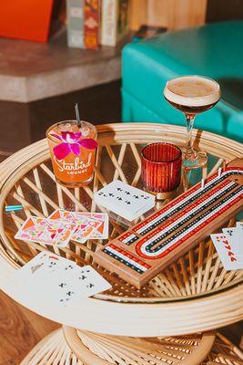 Great place to play cards and board games!