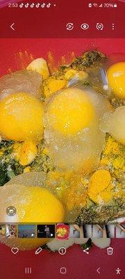 Frozen eggs