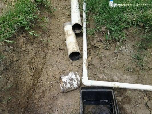 Cheap pipe and left unfinished.