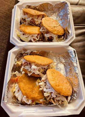 Gorditas de tripa y al pastor!