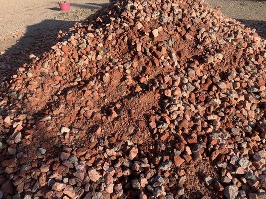 These 1" "Screened" rocks wouldn't come with such a large amount of dirt if they had actually screened them.