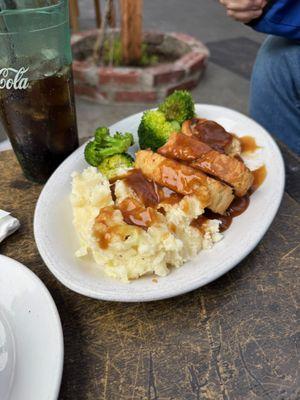Limerick Sausage roll with Colcannon, this was tasty!