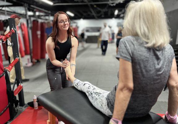 Stretch sessions provided at the Center for Movement Challenges