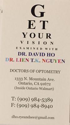 One of the optometrists that works here