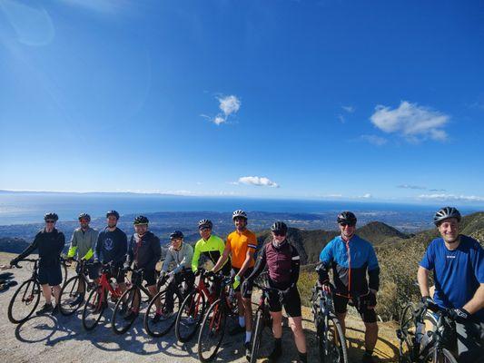 Road bike tours with amazing views and high end road bikes for rent.