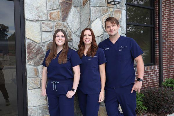 Our providers
Dr Alex Glass (middle)
Lauren Burke PA-C (left)
Matthew Hewetson PA-C (right)