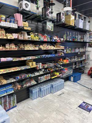 Inside of the store.