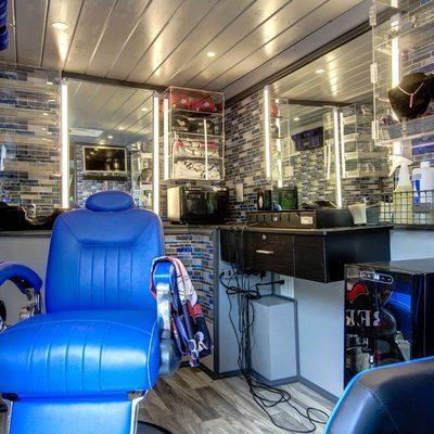 Twin 2's Mobile Barber Shop