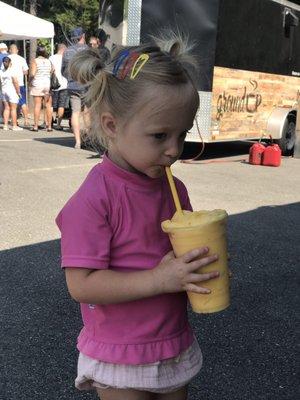 Mango Passion fruit smoothie $5