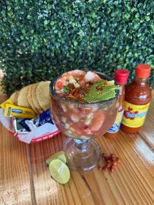 Coctel de Camaron (Shrimp Coctail)