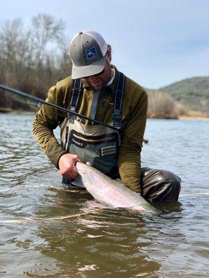 Steelhead fly fishing