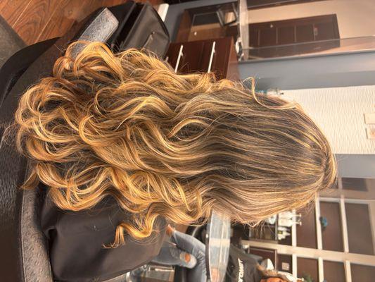 beautiful highlights done by Kathy
