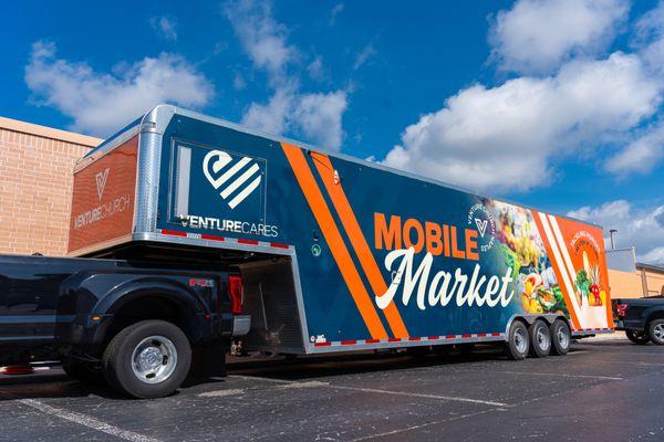 Venture Cares Mobile Market trailer