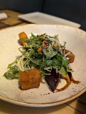 Featured smoked red beets salad